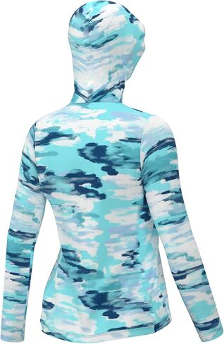 HUK Waypoint Pattern Hoodie, Long-Sleeve Shirt for Women in Saudi Arabia