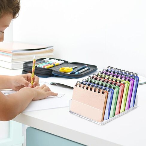 Popokk 4 حزمة الاكريليك البريد فارز المنظم واضح الاكريليك علبة النقود مقسم المال صينية حشو 7 أقسام الاكريليك عينيه لوحة ماكياج المنظم لبطاقة البريد رسالة مغلف لوحة in Kuwait