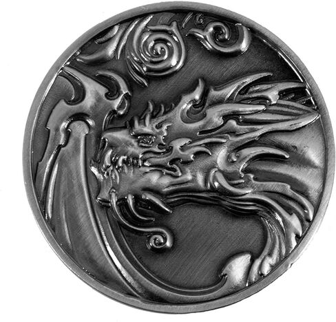 عملة بالادين التنين D2 - لون فضي عتيق in Kuwait