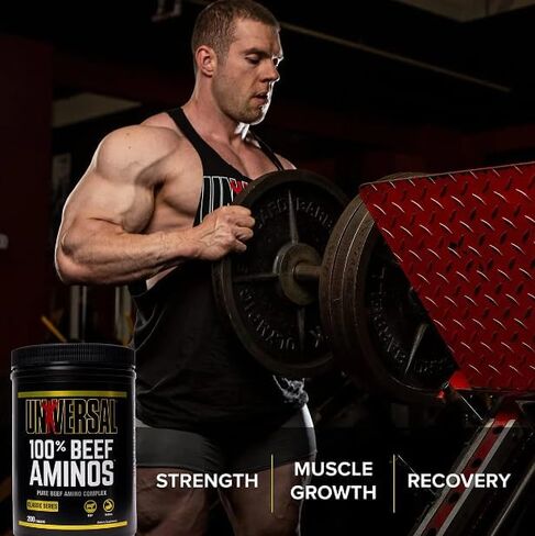 Universal Classic Series 100% Beef Aminos - Pure Beef Amino Complex, EAAs & BCAAs from Beef Protein Isolate & Pure Desiccated Argentine Beef Liver, 66 Servings, 200 Tablets in Saudi Arabia