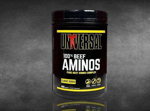 Universal Classic Series 100% Beef Aminos - Pure Beef Amino Complex, EAAs & BCAAs from Beef Protein Isolate & Pure Desiccated Argentine Beef Liver, 66 Servings, 200 Tablets in Saudi Arabia