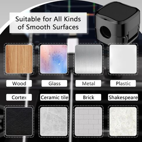 6 قطع من مشابك الكابلات المغناطيسية من BASEPOW، مشابك كابلات لاصقة لمنظم السلك، إدارة منظم حامل الأسلاك للمنزل، المكتب، منضدة سطح المكتب على جدار السيارة (أبيض) in Kuwait