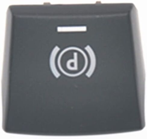 NIORANU وقوف السيارات زر التبديل P زر غطاء اليد الفرامل P غطاء الديكور ملصق ل5 سلسلة، 6 سلسلة X3/X4 F10 F11 F18 F06 F12 F13 F25 F26 2009-2013 61312822518 in Kuwait