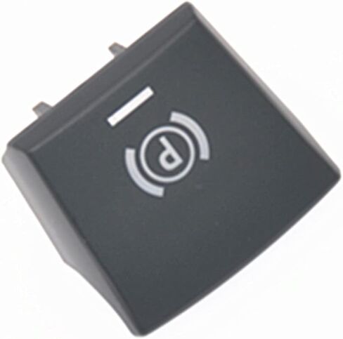 NIORANU وقوف السيارات زر التبديل P زر غطاء اليد الفرامل P غطاء الديكور ملصق ل5 سلسلة، 6 سلسلة X3/X4 F10 F11 F18 F06 F12 F13 F25 F26 2009-2013 61312822518 in Kuwait