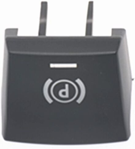 NIORANU وقوف السيارات زر التبديل P زر غطاء اليد الفرامل P غطاء الديكور ملصق ل5 سلسلة، 6 سلسلة X3/X4 F10 F11 F18 F06 F12 F13 F25 F26 2009-2013 61312822518 in Kuwait