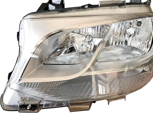 LONGLING Replacement Headlight Chrome Trim Driver Left Side Headlamp Complete Assemble For Mercedes-Benz Sprinter Freightliner Sprinter 1500/2500/3500 Cargo From 2019-2022 in Saudi Arabia