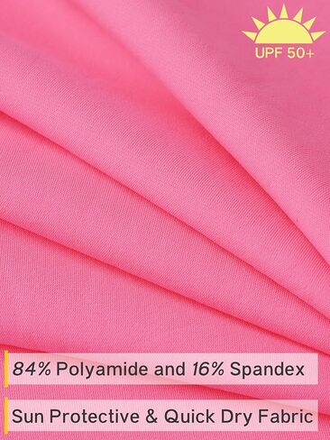 تي شيرت سباحة من Poroka 3 قطع للفتيات والأطفال الصغار بعامل حماية من الأشعة فوق البنفسجية 50+ Rashguard قصير الأكمام للسباحة في الهواء الطلق ملابس سباحة لركوب الأمواج in Kuwait