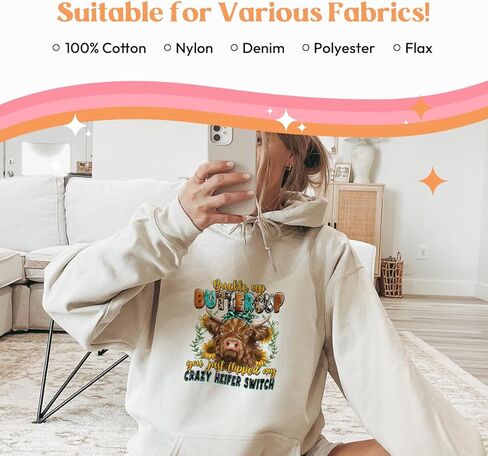 راعية البقر الغربية بالكي على النقل، 30 ورقة DTF جاهزة للضغط على ملصقات النقل الحراري لراعية البقر الغربية على الشارات للقمصان والوسائد ذات القلنسوة والحرف اليدوية اليدوية in Kuwait