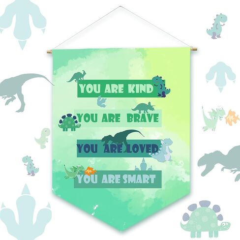 ملهمة فتاة ديكور الغرفة الجمالية الفن الجدار شنقا علامة ملهمة قوس قزح الملونة شنقا العلم راية جدار علامة ديكور للأطفال المراهقين طفل فتاة غرفة نوم الحضانة ديكور النوم (بوهو) in Kuwait