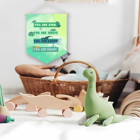 ملهمة فتاة ديكور الغرفة الجمالية الفن الجدار شنقا علامة ملهمة قوس قزح الملونة شنقا العلم راية جدار علامة ديكور للأطفال المراهقين طفل فتاة غرفة نوم الحضانة ديكور النوم (بوهو) in Kuwait