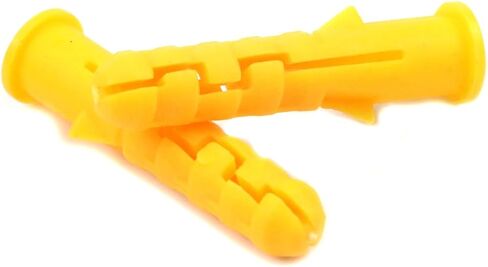 Xiayztan 200 Pcs PP Drywall Anchors Plastic Expansion Bolt Tube for Wall Installation Projects M6x30mm Anchor for M3.5-M4 Screw in Saudi Arabia