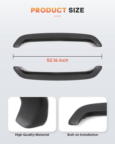 FINDAUTO ABS Rear Roof Window Spoiler Wing with 3rd Brake Light Fits for 2003-2009 for Toyota 4Runner Trunk Lip Spoiler in Saudi Arabia