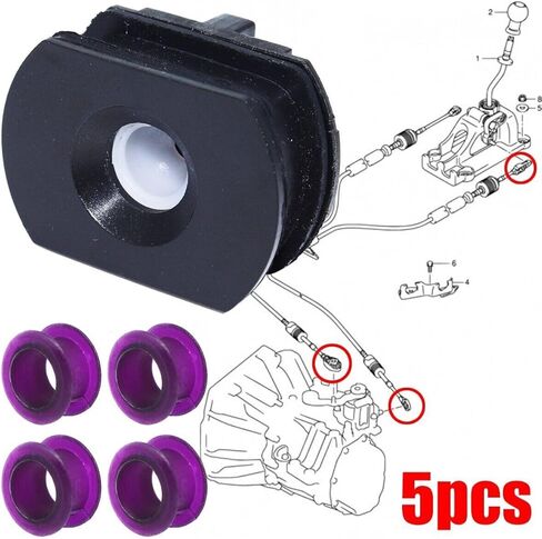 5 قطعة/المجموعة والعتاد شيفتر كابل جلبة لسوزوكي SX4 سويفت الرياضة رافعة نهاية الربط in Kuwait