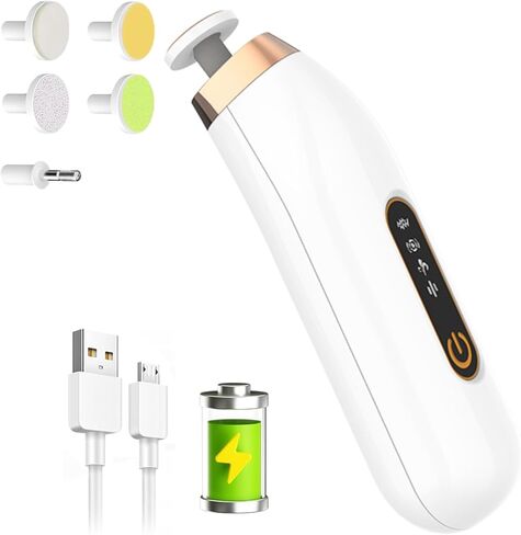 BabyChial Baby Electric Nail Trimmer,Rechargeable Nail Filer,Cordless Electric Nail Drill Machine with LED Spotlight,4 Speed Modes Baby Nail File,Nail Grinder for Newborn Toddler or Adults Fingernails in Saudi Arabia