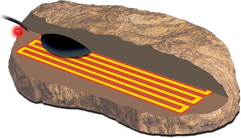 Exo Terra Exo Terra Heat Wave Rock, Medium, 15.5 X 15.5 Cm (6\U201D X 6\U201D In), 10 W in Saudi Arabia