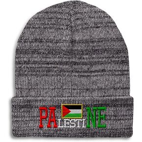 Speedy Pros Beanies for Men Palestine Palestinian Filastin Ramallah Skull Cap Winter Hats for Women Acrylic One Size in Saudi Arabia