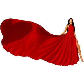 Flying Dress for Women, Long Tail Flying Gown for Enagagment, Wedding, Baby Shower, Flowly Photoshoots Gowns, Gifts for Her, Gowns for Evening Events, Customized Long Tail Dress in Kuwait