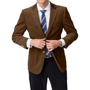 Men's Blazer Corduroy Sport Coat Slim Fit Casual Work Wear Work Vintage Winter Suit Jacket Tuxedo for Prom in Saudi Arabia