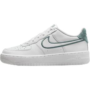 حذاء Nike Air Force 1 LV8 3 للأطفال الكبار (FZ2008-100، أبيض سامت/بيكوستال/أبيض ساميت) مقاس 3.5 in Kuwait