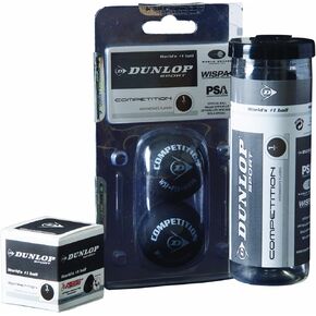 Dunlop Sports Competition Squash Balls, 3-Ball Tube in Kuwait