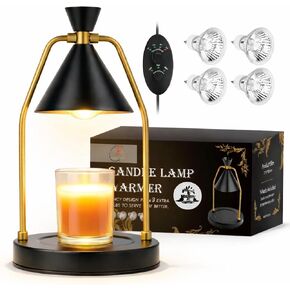 MIGHTY T Candle Warmer Lamp with Timer, Dimmable Candle Light Electric Candle Warmer Compatible with Candles, Candle Holders for Home Decor & Gifts in Saudi Arabia