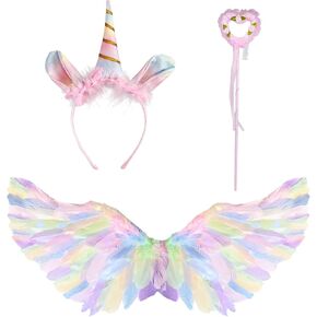 32" Angel Wings with LED Lights, Light Up Angel Wings and Halo, Angel Wings Costume in Saudi Arabia