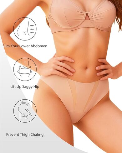 5 PCS Seamless Low Rise Ice Silk Underwear for Women, Smooth Edge Soft Fit Lightweight Breathable Modern Innerwear in Saudi Arabia