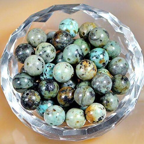 AD Beads Natural Gemstone Round Spacer Loose Beads (10mm 40pcs, Rose Gold Hematite) in Saudi Arabia