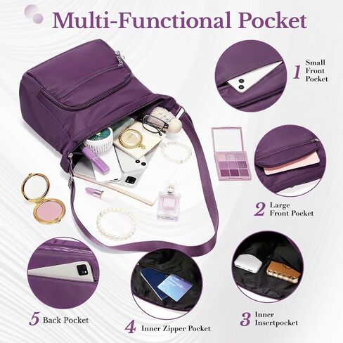 coowoz Crossbody Bags for Women Travel Large Shoulder Handbags bolsos para mujere in Saudi Arabia