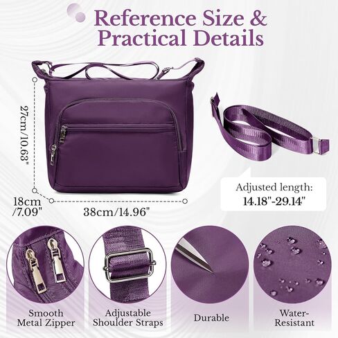 coowoz Crossbody Bags for Women Travel Large Shoulder Handbags bolsos para mujere in Saudi Arabia
