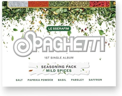 LE SSERAFIM - الألبوم المنفرد الأول [SPAGHETTI] نسخة Weverse (مجموعتان) in Kuwait