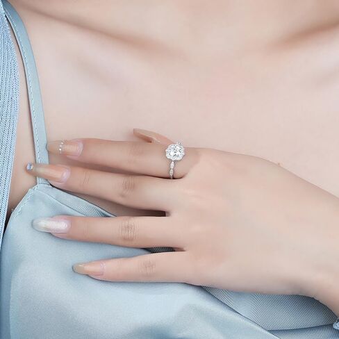 1 Carat Dazzling Diamond Engagement Ring | VVS1 Clarity, D-Color | Unique, Sophisticated Wedding Jewelry in Saudi Arabia