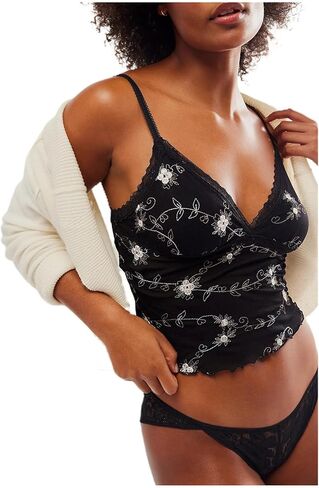 Women Y2K Lace Camisole Sleeveless Lace Trim Crop Cami Top Slim Fitted Spaghetti Strap Bow Tie Going Out Tank Top in Kuwait