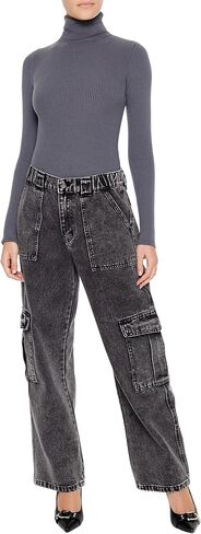 Forever 21 womens Sweater-knit Turtleneck Bodysuit in Saudi Arabia