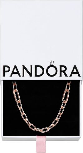 قلادة سلسلة صغيرة من PANDORA ME - قلادة مطلية بالذهب الوردي عيار 14 قيراط للنساء - مجوهرات PANDORA ME - هدية للنساء - تتضمن صندوق هدايا - 19.7 بوصة in Saudi Arabia