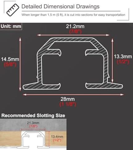 Recessed Ceiling Curtain Track 4.4m (14.4ft) - Metal Sliding Rail, Quiet Home Curtain System, Ideal for Kitchen/Shower, Durable Bracket Included, White Finish in Saudi Arabia