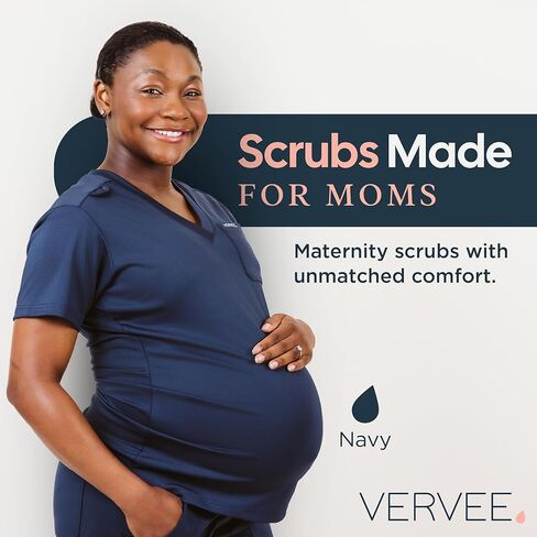 OG Maternity Scrub Top - فرك الحمل المريح والمسامي in Kuwait