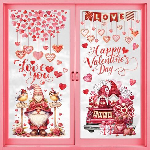 Happy Chinese New Year Window Clings for Glass Windows, 9 Sheets Horse Lunar New Year 2026 Window Decorations, Spring Festival Windows Decals Stickers for Office Home (Double-Sided) in Saudi Arabia