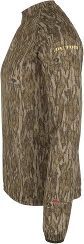 Drake Waterfowl Men's Early Bird Long Sleeve Performance Crew - Breathable Stretchy Camo Hunting Shirt with UPF 50 Protection in Kuwait