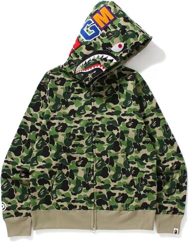 Youth Fashion Camo Hoodie Cotton Zipper Hooded for Men Women in Kuwait