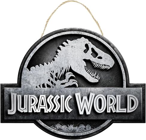 Jurassic World Into the Wild Sign - 15" x 12" x 1" (Pack of 12) - Innovative & Fun Design - Perfect for Wild Explorer Kids Parties & Room Decoration in Saudi Arabia
