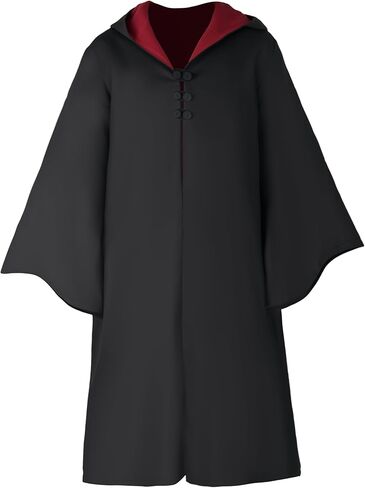 Wizard Robe Cloak with Hooded for Adult and Teens Magician Outfit Cape Halloween Costume Dress Up for Men & Women in Saudi Arabia