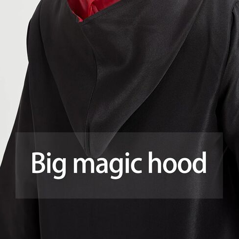 Wizard Robe Cloak with Hooded for Adult and Teens Magician Outfit Cape Halloween Costume Dress Up for Men & Women in Saudi Arabia
