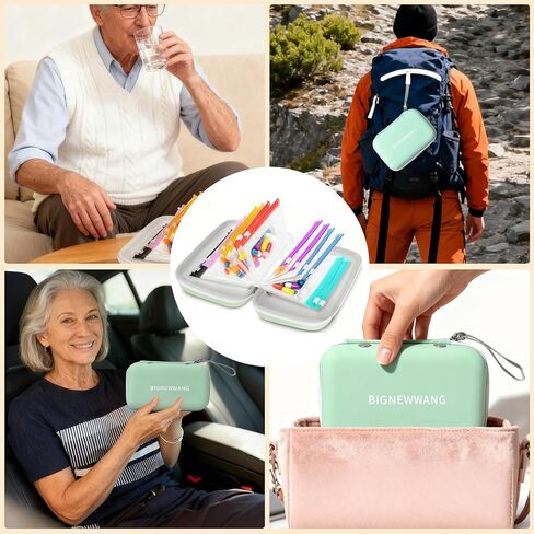 Extra Large Weekly Pill Organizer Set, Reusable Pill Bags with 14 Coded Pouches for Home and Travel, 7 Day with AM PM Large Storage Portable Medicine Pill Case for Fish Oils, Vitamins in Saudi Arabia