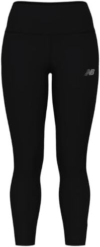 New Balance Women's NB Sleek High Rise Legging 25", Black, Large in Saudi Arabia