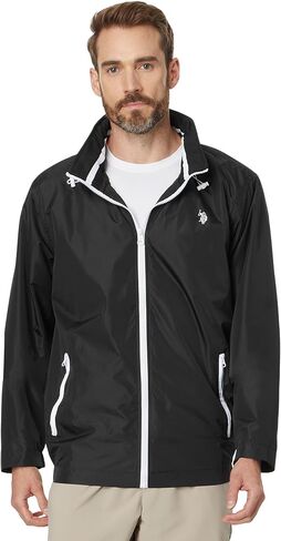 U.S. POLO ASSN. Mens Uspa Stow Hood Windbreaker in Saudi Arabia