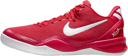 Kobe 8 Big Kids' Basketball Shoes (FN0266-601, University Red/University Red/White) Size 4 in Saudi Arabia
