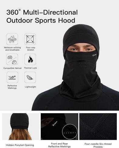 Seamless Balaclava - Breathable Face Mask for Running & Cycling Wind-Resistant & Anti-Fog in Saudi Arabia