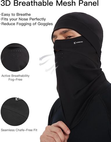 Seamless Balaclava - Breathable Face Mask for Running & Cycling Wind-Resistant & Anti-Fog in Saudi Arabia