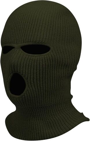 قناع شتوي محبوك بثلاث فتحات، قناع تزلج كامل للوجه للرياضات الخارجية، قناع تزلج دافئ للبالغين in Kuwait